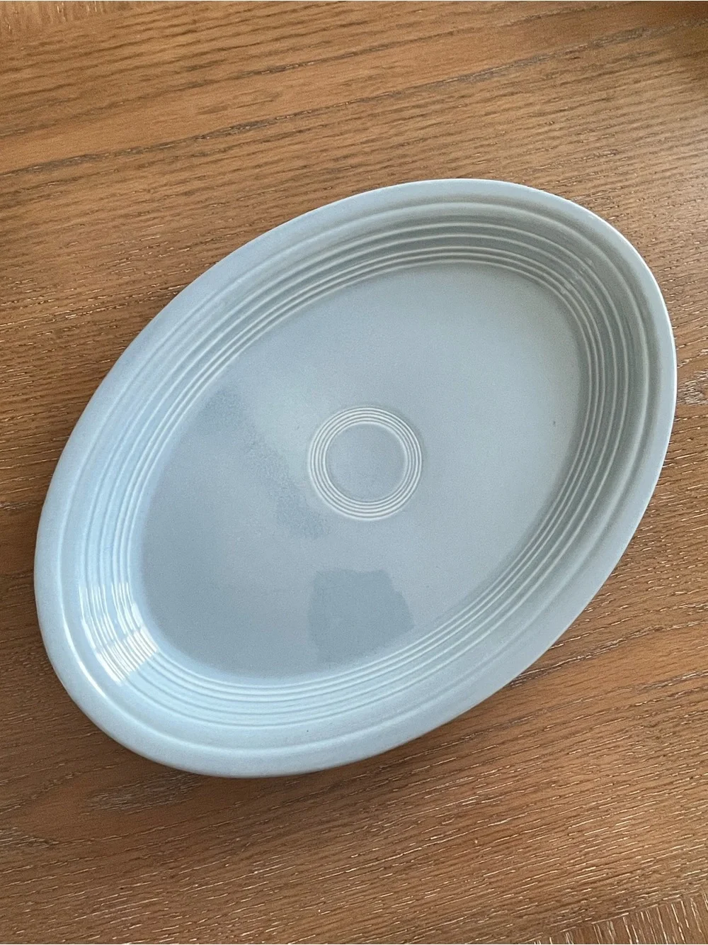 Fiesta Periwinkle Blue Oval 13.5” Ceramic Serving Platter